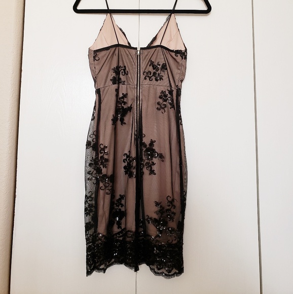 Jluxlabel mini black bodycon sequin dress small - Picture 5 of 7